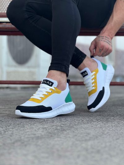 Wagoon WG063 Beyaz Füme Triko Erkek Spor Ayakkabı