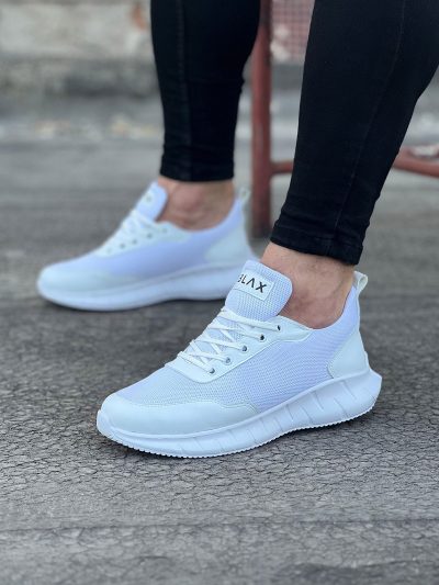 Wagoon WG063 Beyaz Triko Erkek Spor Ayakkabı