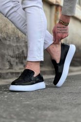 Wagoon WG161 Siyah Rugan Erkek Casual Ayakkabı