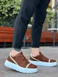 BA0666 BOA Taba Yüksek Taban Erkek Günlük Ayakkabı