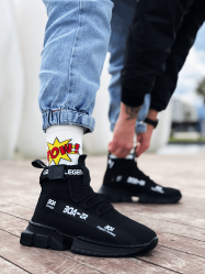 Zr-x700 Tarz Siyah Taban Spor Ayakkabı