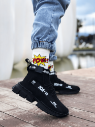 Zr-x700 Tarz Siyah Taban Spor Ayakkabı